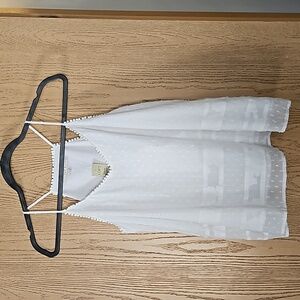 NWT Loft, white tank top. Size S